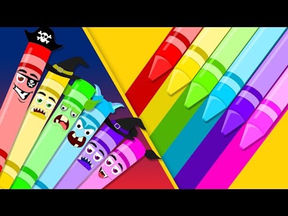 Crayons Song Learn Color Scary Crayons Song Nursery Rhymes