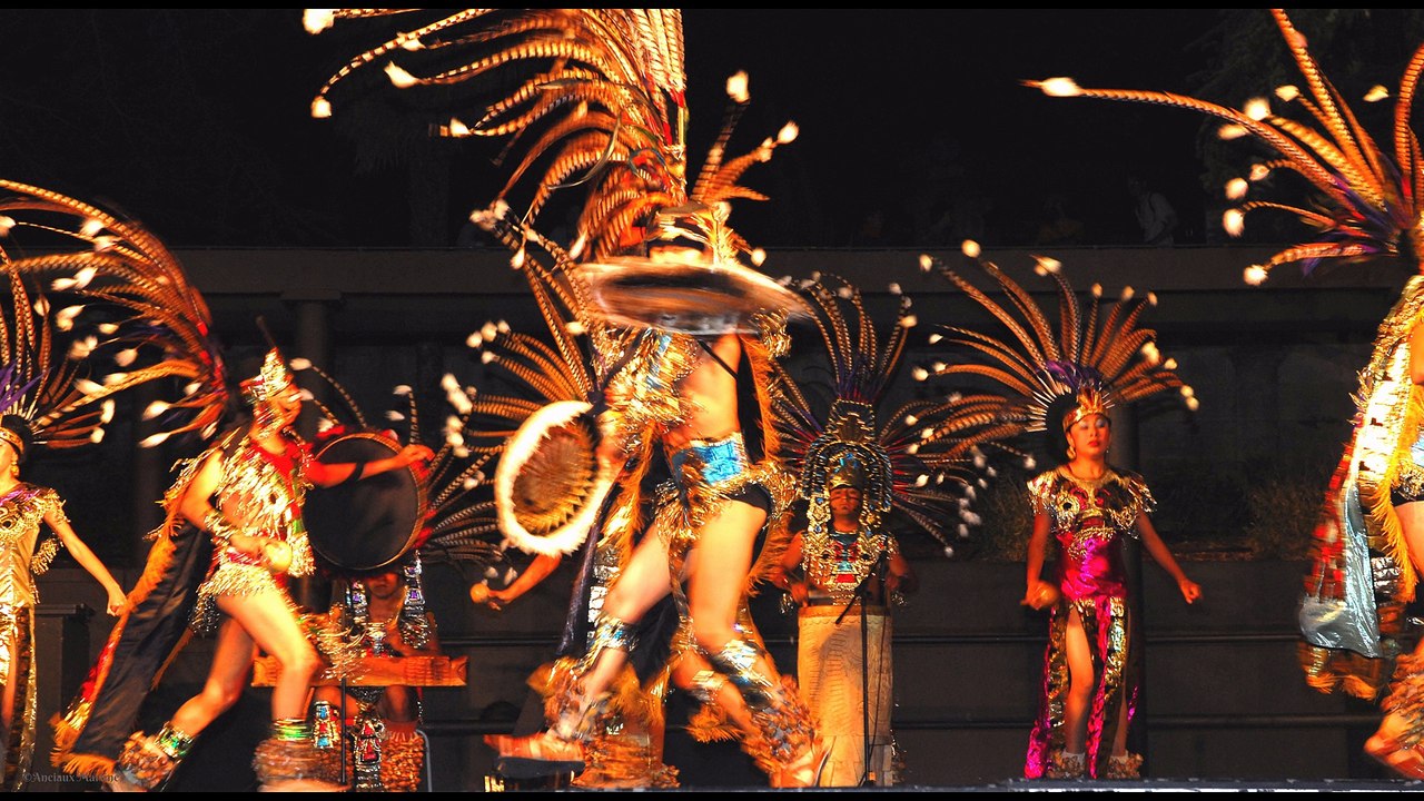 ©HDdiaporama Danse du Feu Aztèques Pensées Photo&Photo-peinture Anciaux Martine Thomas André©