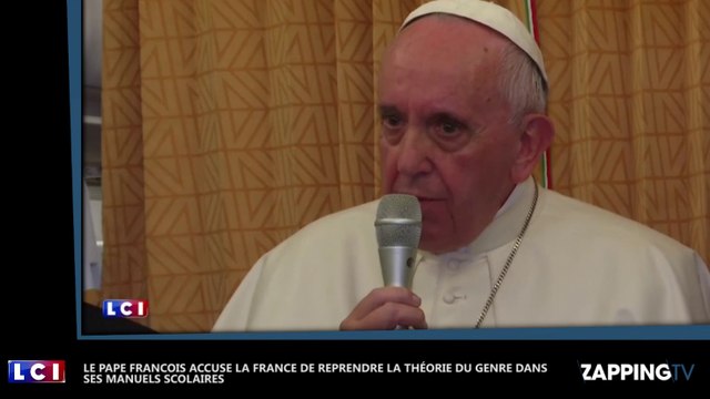 Le pape François accuse la France de reprendre la théorie du genre dans ses manuels scolaires