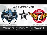 《LOL》2016 LCK 夏季賽 國語 W5D5 Longzhu vs SKT T1 Game 1