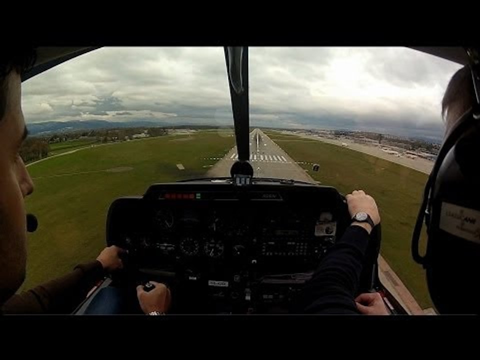 Yverdon aérodrome LSGY - Circuit main droite piste béton 05 (Genève Cointrin LSGG)