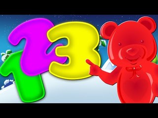 Jelly Bears | Numbers Song | Learn Numbers 123 | Nursery Rhymes | Kids Songs | Baby Videos