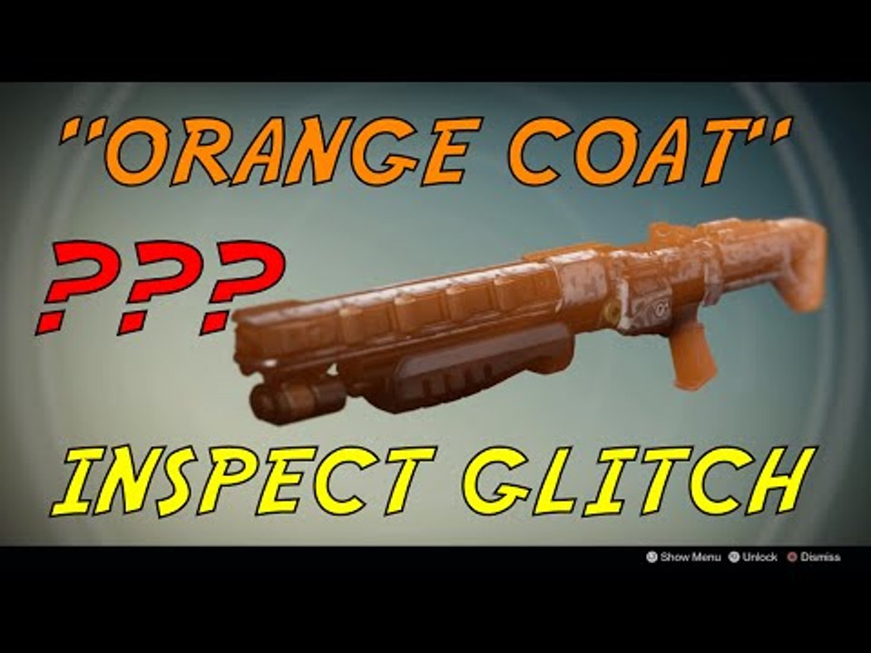 Destiny | Inspect Glitch | ORANGE COAT