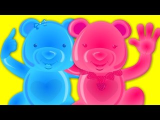 Jelly Bears | Head Shoulders Knees And Toes | Nursery Rhymes | Kids Songs