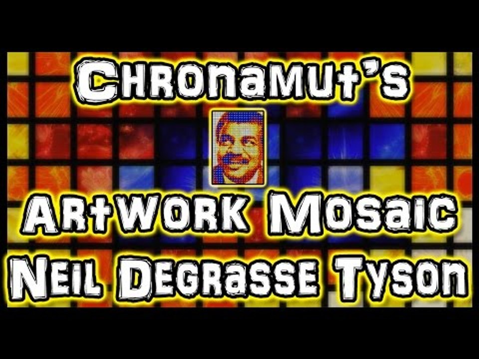 [Art] Chronamut - Art Mosaic - Neil Degrasse Tyson
