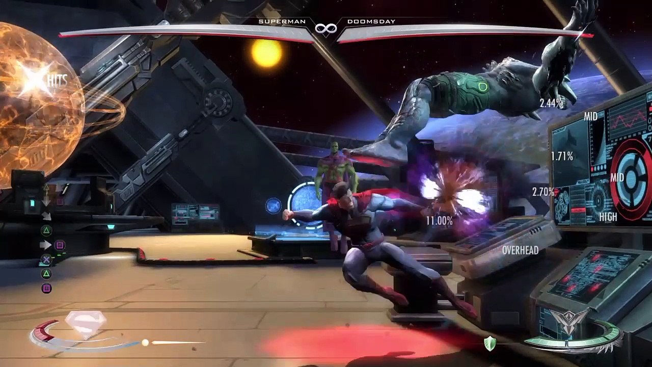 Short superman combo clip