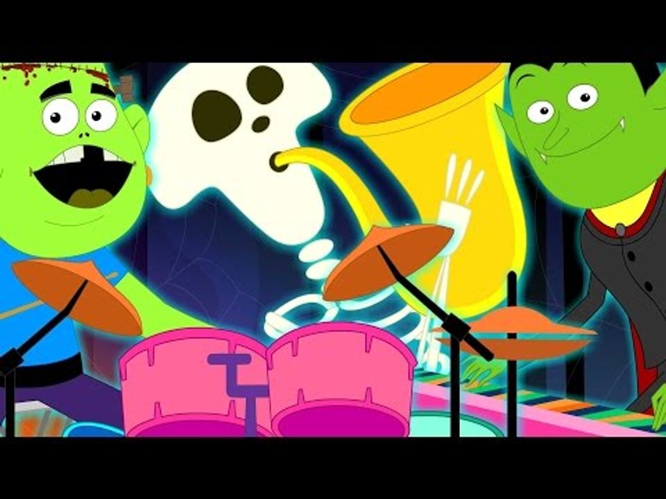 Monsters Party Song | Original Nursery Rhymes From Haunted House | Songs For Kids And Baby