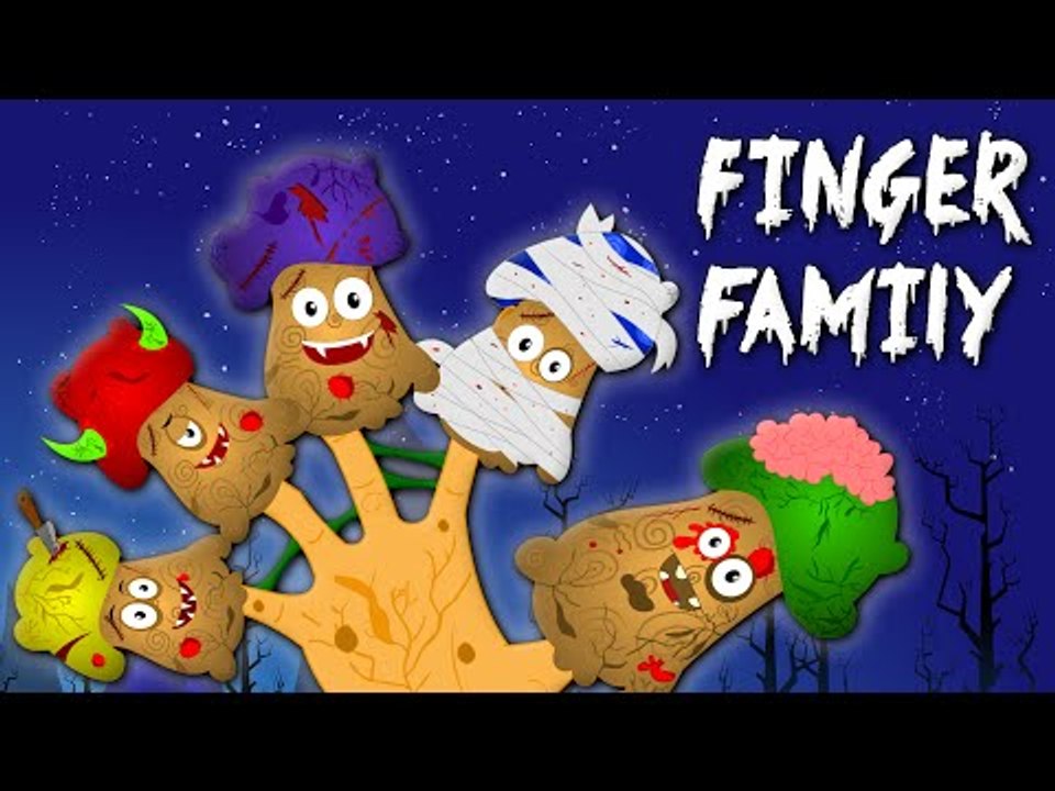 scary finger family | scary rhymes | halloween song | nursery rhymes ...