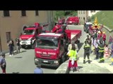 Arquata del Tronto - Recupero estratto Sacra Sindone chiesa S. Francesco (01.09.16)