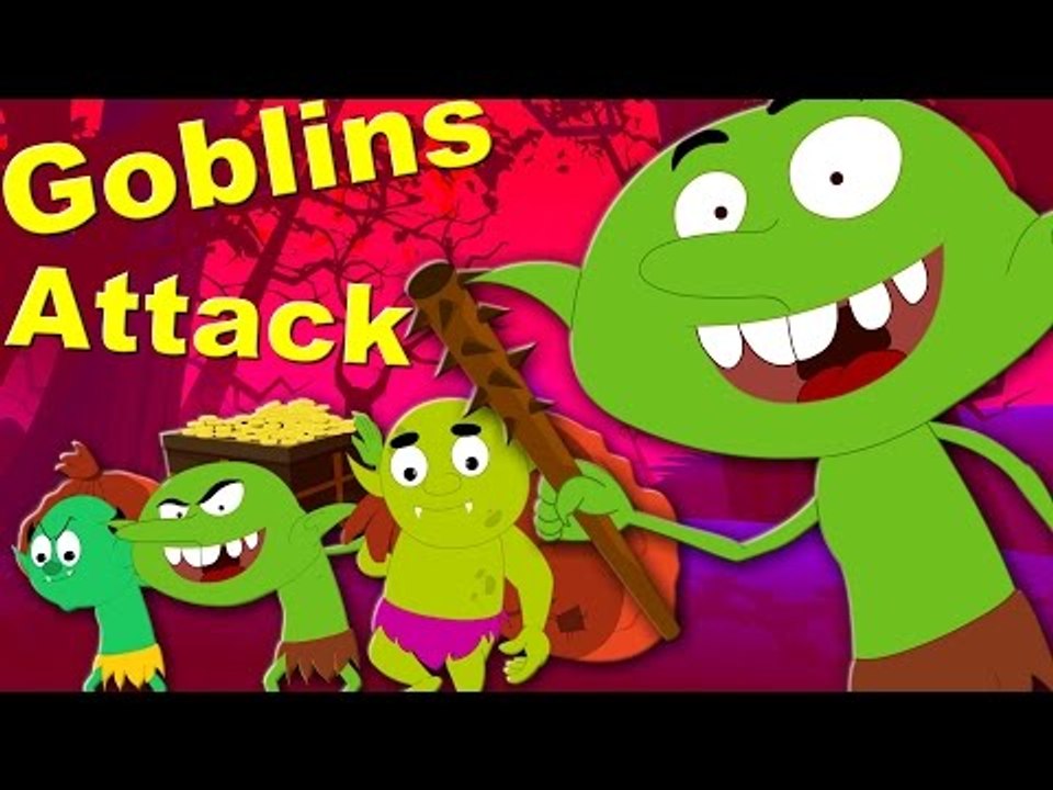 goblin attack | scary rhymes | nursery rhymes | original song | kids videos