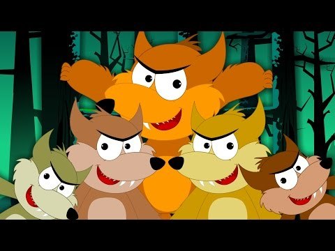 Five Big Werewolves | Scary Nursery Rhymes For Kids | Baby Songs For Toddlers