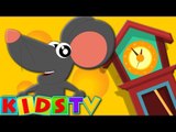 Hickory Dickory Dock Nursery Rhyme | Cartoon Animation Rhymes & Kids Songs for Children | Kids TV