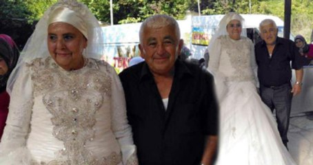 50 Yıllık Evli Çift, 70 Yaşında Düğün Yaptı