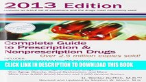 New Book Complete Guide to Prescription and Nonprescription Drugs 2013 (Complete Guide to