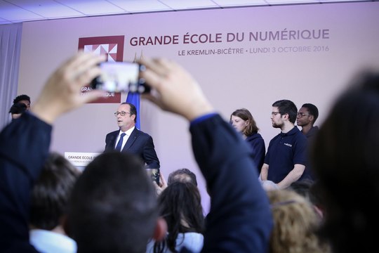 Discours lors de l'inauguration de la Grande École du Numérique