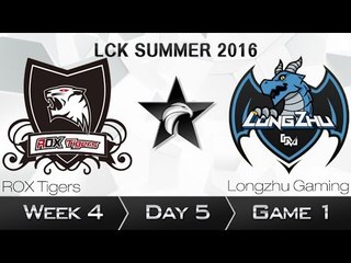 《LOL》2016 LCK 夏季賽 國語 W4D5 Rox Tiger vs Longzhu Game 1