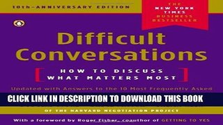 Collection Book Difficult Conversations: How to Discuss What Matters Most