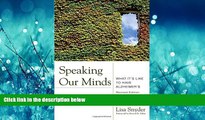 Online eBook Speaking Our Minds