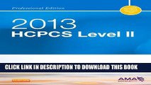 New Book HCPCS 2013 Level II Professional Edition (Hcpcs (American Medical Assn)) (HCPCS Level II
