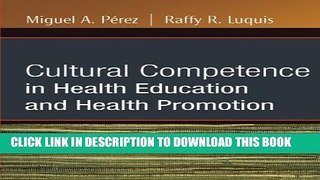 New Book Cultural Competence in Health Education and Health Promotion