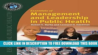 New Book Essentials Of Management And Leadership In Public Health (Essential Public Health)