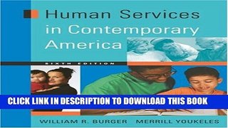 New Book Human Services in Contemporary America