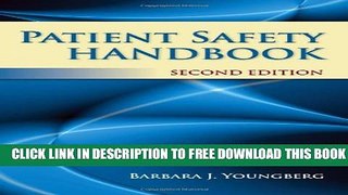 New Book Patient Safety Handbook