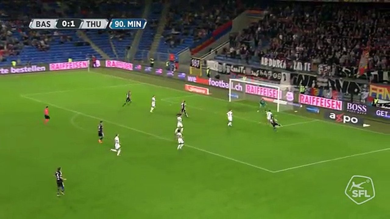FC Basel 1:1 FC Thun (Swiss Super League 10. Runde 2016/2017 1 .Oktober 2016)