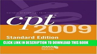 New Book CPT 2009 Standard Edition (CPT/ Current Procedural Terminology)