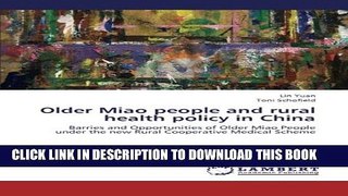 [PDF] Older Miao people and rural health policy in China: Barries and Opportunities of Older Miao