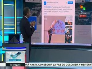 Pdte. colombiano tuitea que seguirá en la busqueda de la paz