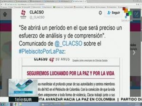 Organismos internacionales reaccionan tras plebiscito en Colombia