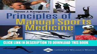 Collection Book Principles of Manual Sports Medicine