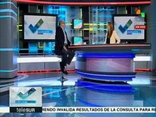 Avanza el conteo en el plebiscito colombiano por la paz en Colombia