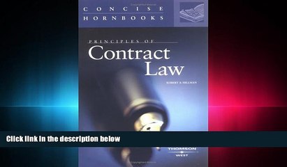 Télécharger la video: read here  Principles of Contract Law (Concise Hornbook Series) (Hornbook Series Student Edition)