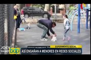 Experimento social: así engañan a menores en redes sociales