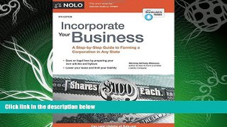 read here  Incorporate Your Business: A Step-by-Step Guide to Forming a Corporation in Any State