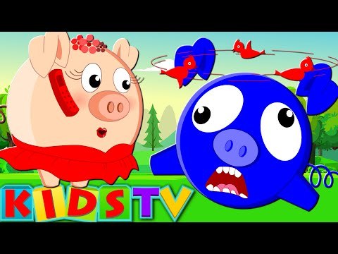 Five Little Piggies Jumping On The Bed | Nursery Rhymes For Children And Kids Song | Kids TV