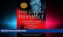 different   The Great Dissent: How Oliver Wendell Holmes Changed His Mind--and Changed the