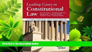FULL ONLINE  Leading Cases in Constitutional Law, A Compact Casebook for a Short Course (American