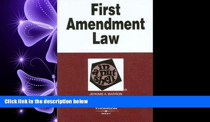 different   First Amendment Law in a Nutshell, 4th Edition (West Nutshell Series)