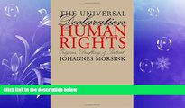 FAVORITE BOOK  The Universal Declaration of Human Rights: Origins, Drafting, and Intent