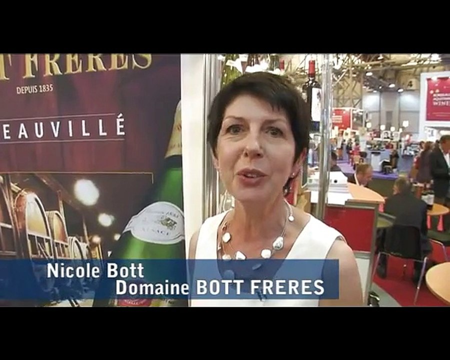 Domaine Bott Frères de Ribeauvillé à Vinexpo 2011