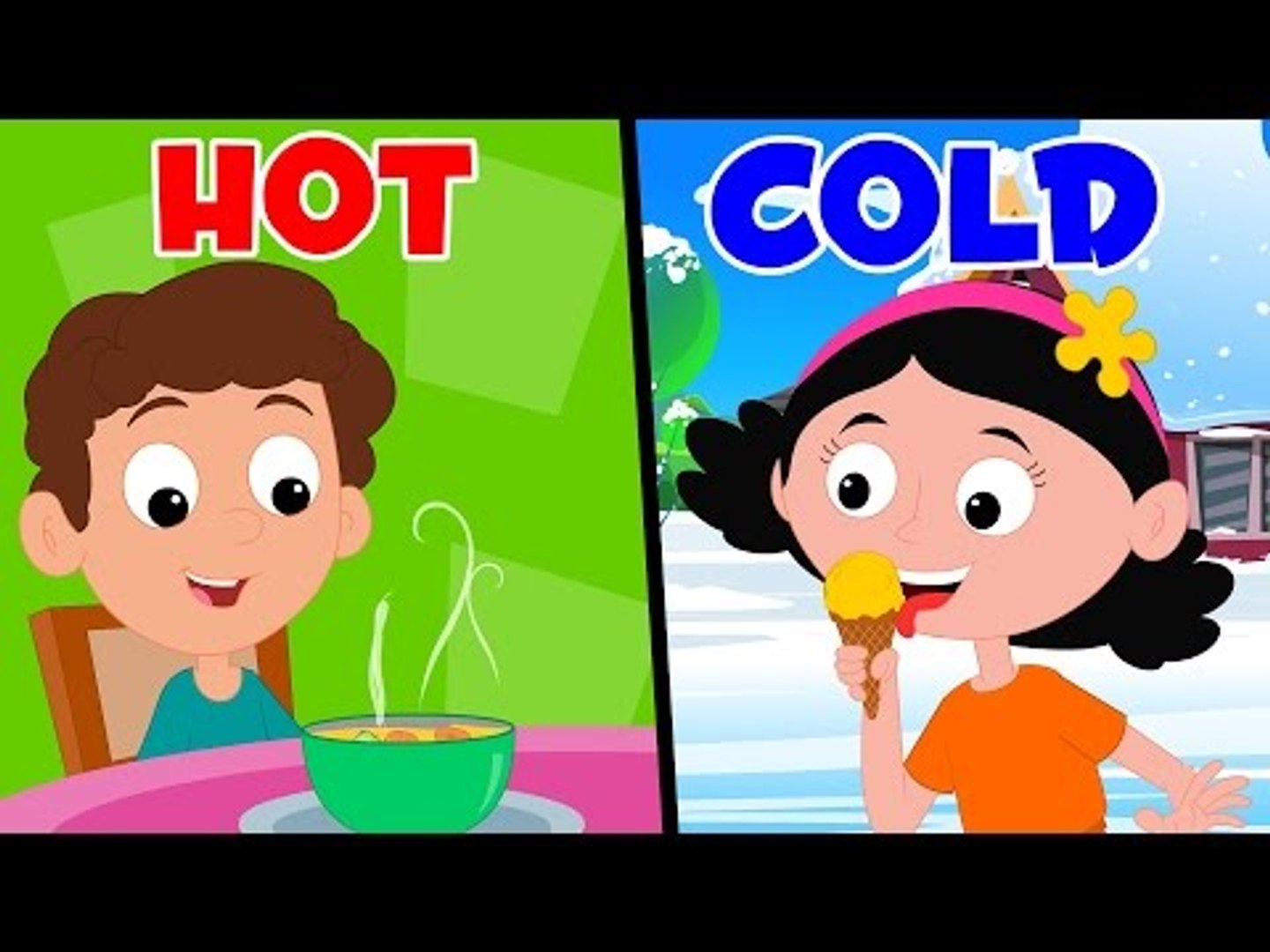 Opposites Song | Preschool Nursery Rhymes For Children