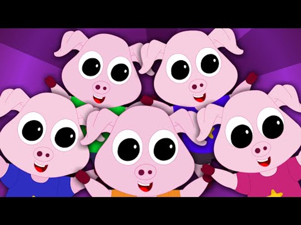 Five Little Piggies | Nursery Rhyme