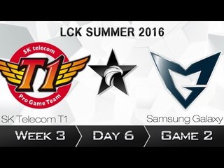 《LOL》2016 LCK 夏季賽 國語 W3D6 SKT T1 vs Samsung Game 2