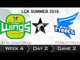 《LOL》2016 LCK 夏季賽 國語 W4D2  Jin Air vs Afreeca Game 2