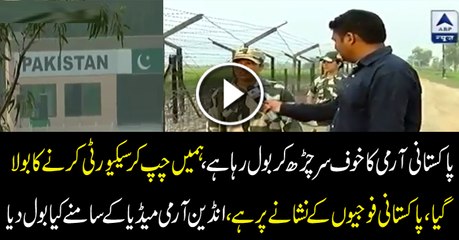 @#$#DFIndian Soldiers telling his Officer Orders in front of Indian MediaGDF%$