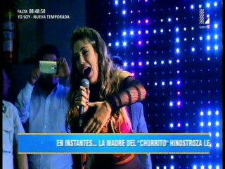 Tilsa explota cuando le recuerdan al Loco en pleno show