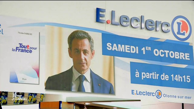 Sarko en dédicace - Le Petit Journal du 03/10 - CANAL+